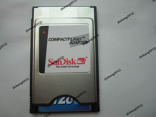 Transcend 128MB 80X Compact Flash +ATA PC card PCMCIA Adapter JANOME Machines - Picture 2 of 2