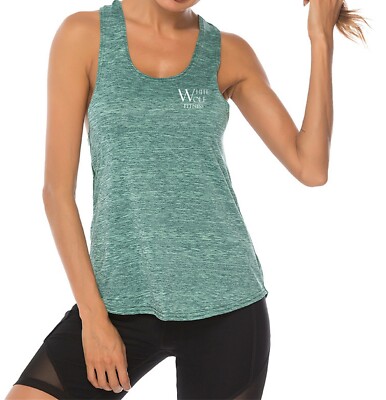 Damen Fitness Top von White Wolf Fitness, Grün, Größe S bis L