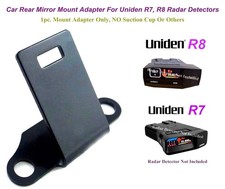 Mirror Mount Adapter good For Uniden Radar Detectors R1, 3, 4, R7, 8, 9  More..
