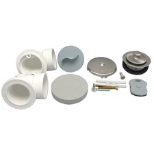 PROFLO PFWO354 Nickel Plastic Tub Drain Overflow Elbows