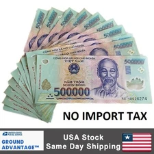 5,000,000 VND Five Million Vietnam Dong Banknote Travel Cash Money Currency