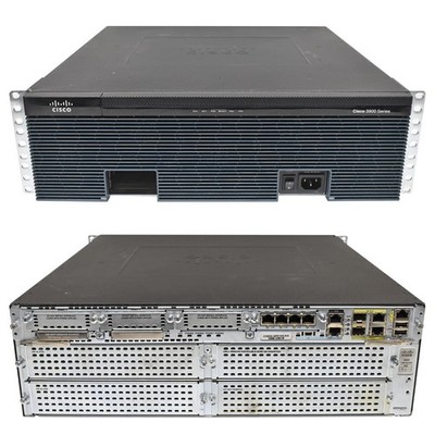 Cisco 3925 Router C3900-SPE100K9 + 4-Port Gigabit Interface Card EHWIC-4ESG
