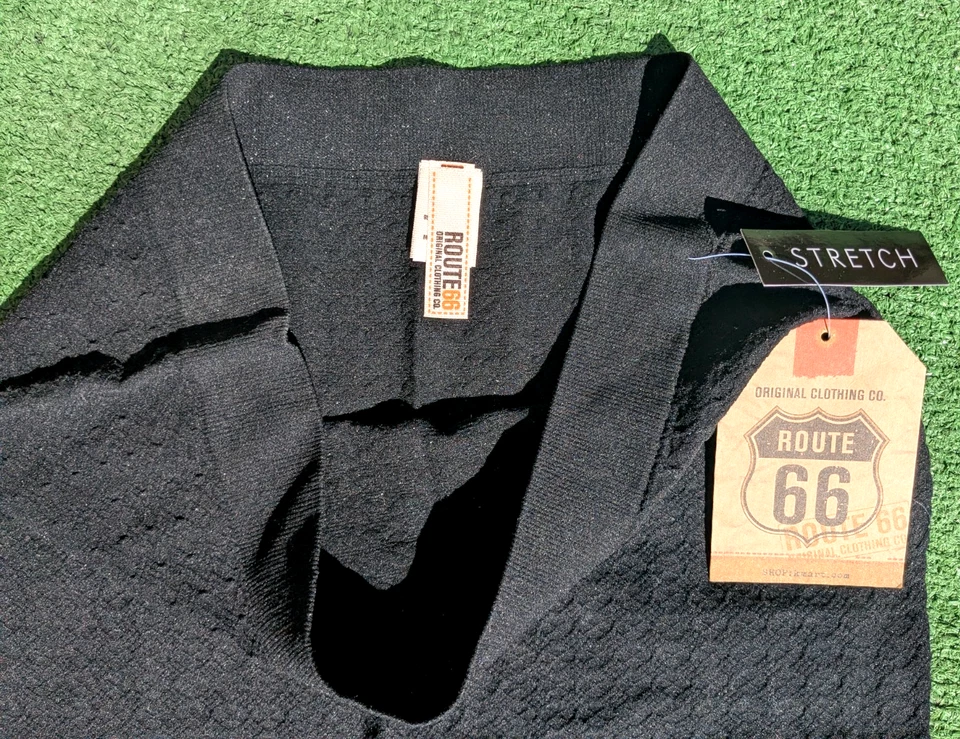 Route 66 Women's Textured Stretch Nylon/Spandex Black Pant Leggings Sz 1X NWT - Image 2 of 3