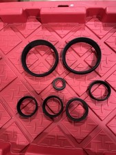 1973-1981 Firebird Formula Trans Am Dash Bezel Trim Ring Set Gauges Rings