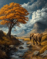 8x10 Wildlife Art Print - 853694011