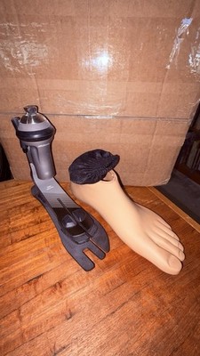 Otto Bock Taleo Harmony 1C52 Prosthetic Left Foot, 27cm Cat 9 Sandal & Split Toe