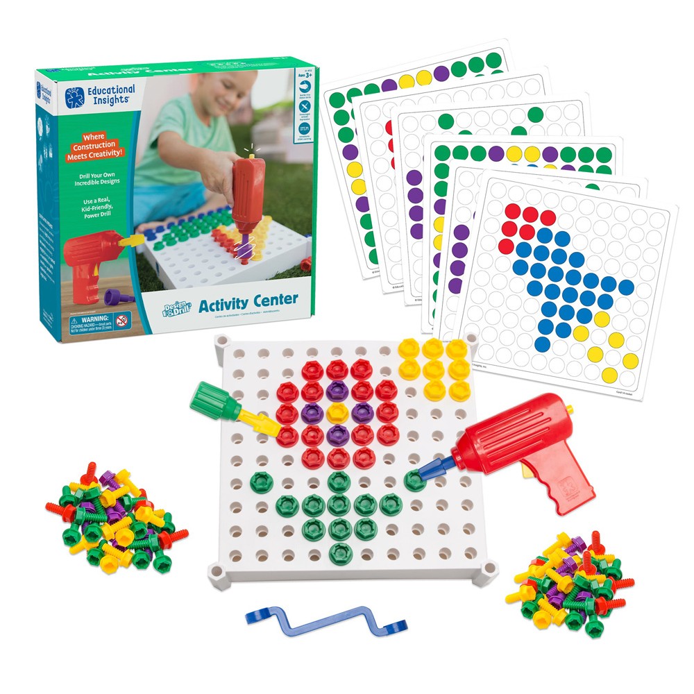 Learning Resources Design & Bohren Aktivitätszentrum - Kinder vorgeben Werkzeuge Spielzeug