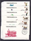 [LG78580] Belgium N°1789/1794FDC Themabelga First Day Cover COB € 12,00 SUPERB