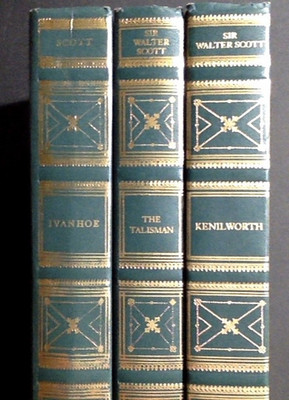 Walter Scott Lot 3 Books Ivanhoe, Kenilworth, Talisman INTERNATIONAL LIBRARY