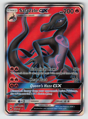 Salazzle GX Full Art 132/147 Burning Shadows