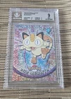 Meowth Sparkle 2000 Topps Chrome BGS 9 Mint Pokemon