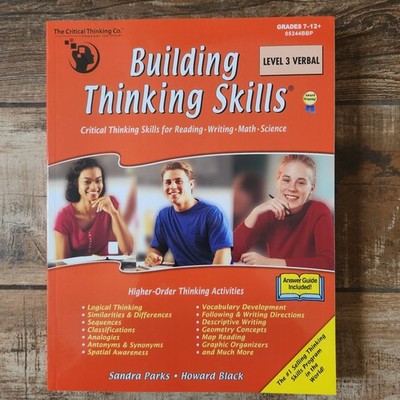 Critical Thinking Co Building Thinking Skills Level 3 Verbal Grades 7-12