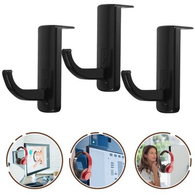  10 Pcs Headphone Hook Rack Desk Hanger Headset Monitor for Computer
