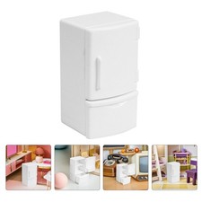 3pcs Miniature Dollhouse Fridge: 1:12 Mini Refrigerator Appliance Decoration