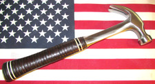 Vintage 1974 Classic Estwing 16oz. Curve Claw Genuine Leather Handle Hammer