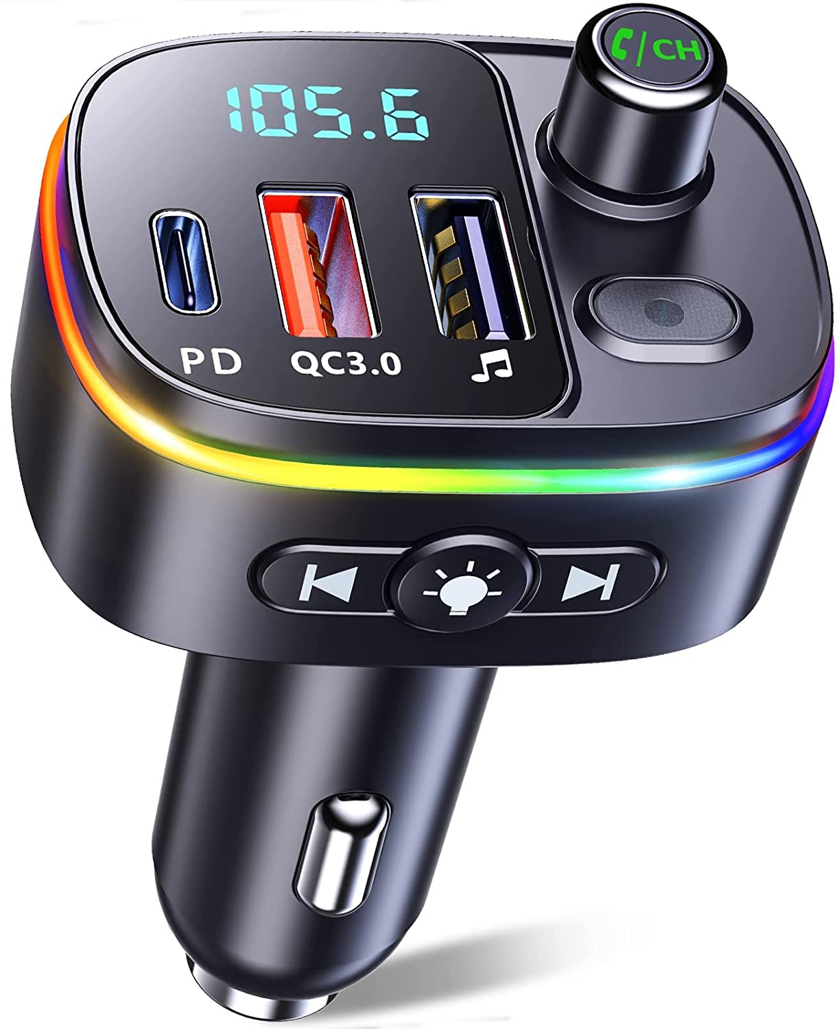 Mohard Bluetooth Car Adapter, Bluetooth FM Transmitter Wireless In-Car Radio Ada