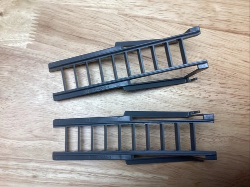 USS Flagg Aircraft Hand Rail Ladder Stairs PAIR NO REPRO 1985 GI Joe Vintage *ML