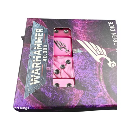 Emperor's Children Dice Set Sealed Warhammer 40K 16x D6 Box 2025 - Picture 6 of 7