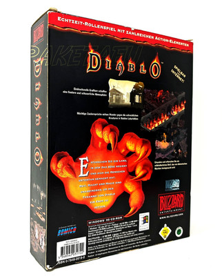 Diablo (PC CD-ROM, German Big Box, 1996)   Blizzard Entertainment Deutsche DE  
