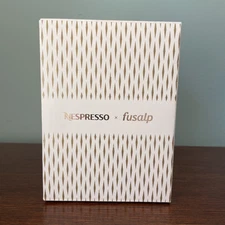 Nespresso Martini Glass Limited Edition Fusalp Barista Cocktail Glass ~Free Ship