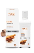VLCC Sandal Cleansing Milk 100ml | Soothes & Deep Cleans | Herbal Extracts