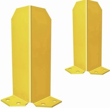 Pallet Rack Post Protectors 12" Height Steel Pallet Rack Guard, Safety Yellow...