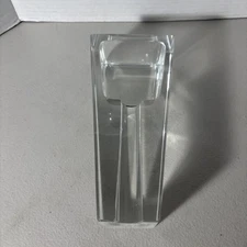 RARE MCM DUNHILL CRYSTAL CIGAR TABLE ASHTRAY Mid Century Modern Heavy