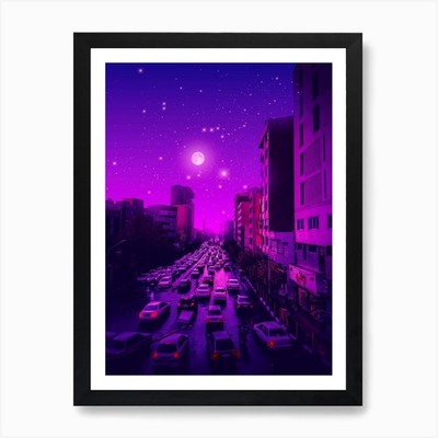 Aesthetic Tehran  Art Print Framed Wall Art Poster Canvas Print Picture