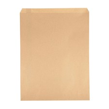 1000 Paper Bags Kraft Flat 1000 Natural Retail Sales Merchandise 12" x 15"