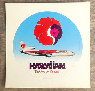 HAWAIIAN AIRLINES L 1011 STICKER