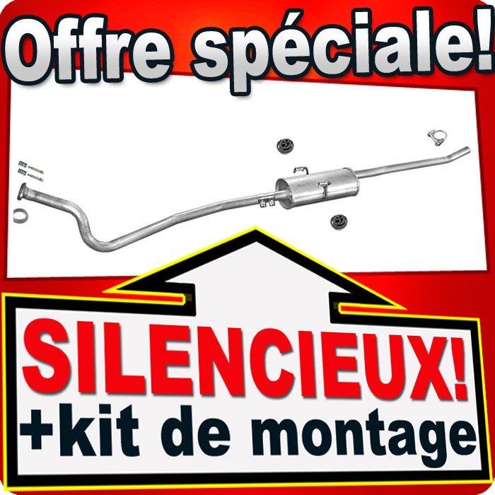 Échappement Citroën Jumpy 1.9 D silencieux de rechange Peugeot Expert essence diesel 1995-2000