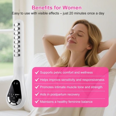 Vaginal Rejuvenation Device Women Pelvic Floor Muscle Repair Wand with Heating
