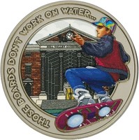 Gadget - Back To The Future: Fanattik - Hoverboard (Collectible Coin / Moneta Da