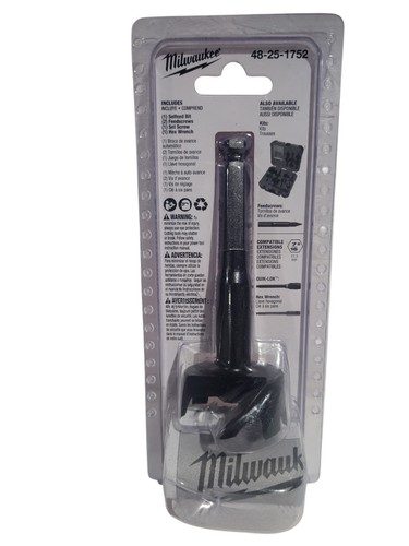 MILWAUKEE TOOL 48-25-1752 Punta autoalimentata 10 volte più veloce misura 1-3/4" Nuova - Foto 3 di 4