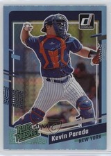 2023 Panini Donruss Rated Prospect Holo Carolina Blue Kevin Parada #62 0c2