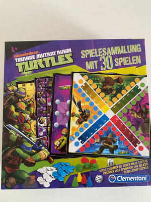 Spielesammlung Nickelodeon Ninja Turtles Clementoni 69332 Kinder 30 Spiele 