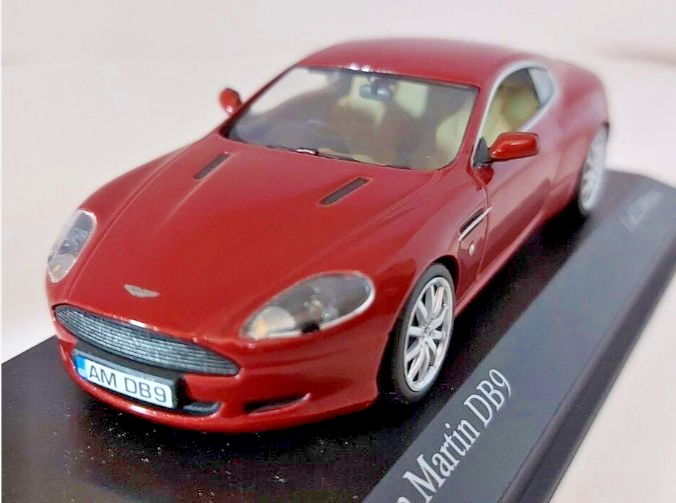 1/43 Scale Aston Martin DB9 2003 Minichamps Limited Edition Diecast Model Boxed