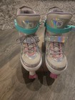 Sulifeel Adjustable Roller Skates L 3-6Y.  Elbow,  knee pads, tool kit, 4 sets w — photo 1