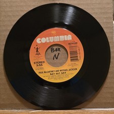 Paul McCartney & Michael Jackson: Say Say Say/Ode To A Koala Bear - VG+ | 1983