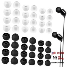24 Pairs Silicone Ear Bud Replacement Tips,Earbud Tips Covers S/M/L Sizes