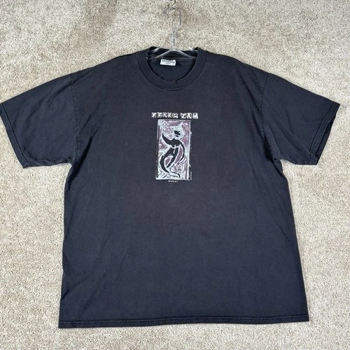 Pearl Jam Reject Tour T-Shirt Mens XL Black Gru 1990s vintage concert t-shirt, vintage, size XL, single stitch, B+ condition