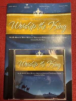 Christmas  worship The King  Ed Lee Mini Musical Unison Brentwood $15