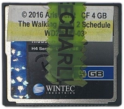 Wintec Industries CompactFlash CF 4GB The Walking Dead 2016 H4 Series Card