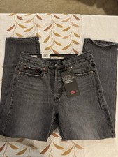 Levi's Premium Wedgie Women's Jeans Blue, High Rise, Button-Fly, Straight Fit