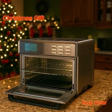 Christmas Gift Air Fryer Oven 1800W Large Capacity Oil-Free 24-in-1 Cooker