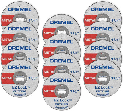 Dremel EZ456B 1 1/2-Inch EZ Lock Rotary Tool Cut-Off Wheels- Rotary Tool Cutting
