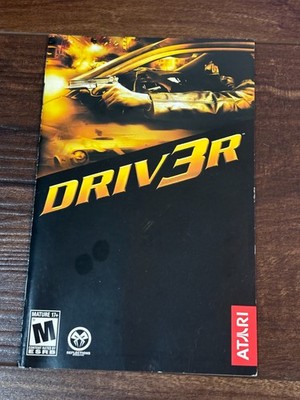 Driv3r Driver 3 PS2 Playstation 2 Instruction Manual Only