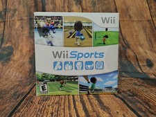 Wii Sports Nintendo Wii Cardboard Case with Manual