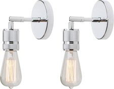 2PCS Simple Wall Light E27 Industrial Antique Wall Sconce for Kitchen Bathroom