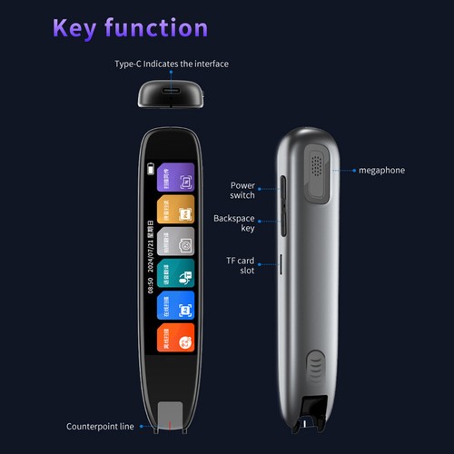 Translation Pen 142 Languages Smart Scanner Translator Pen for Teacher Student - Picture 4 of 6